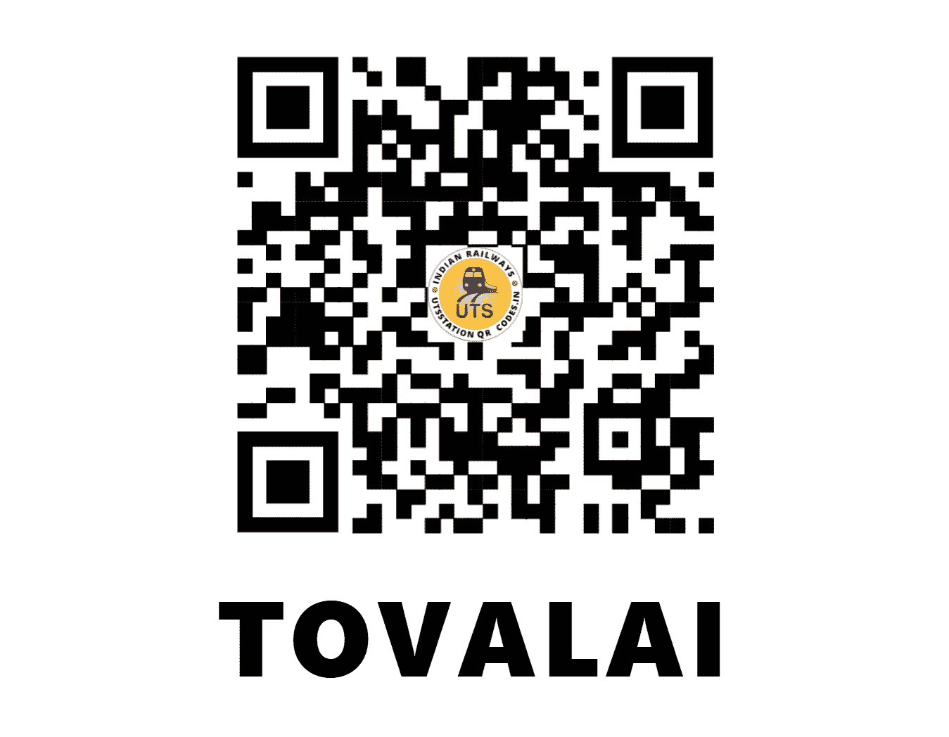 UTS QR Code for TOVALAI - THX - SR (TAMIL NADU)